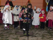 Rozsvícení stromečku u MŠ